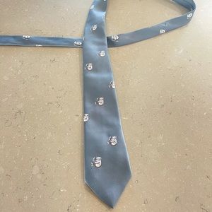 Vintage Necktie blue with koala bears by Lido koala bear tie.